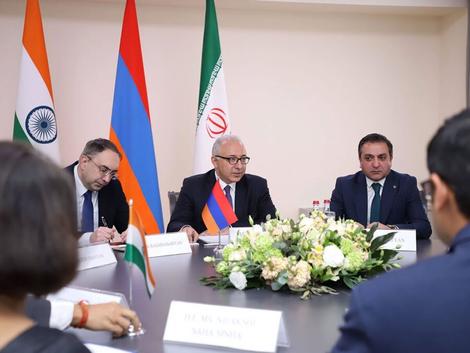 کریدور تجاری شمال به جنوب جدید: هند- ایران – ارمنستان