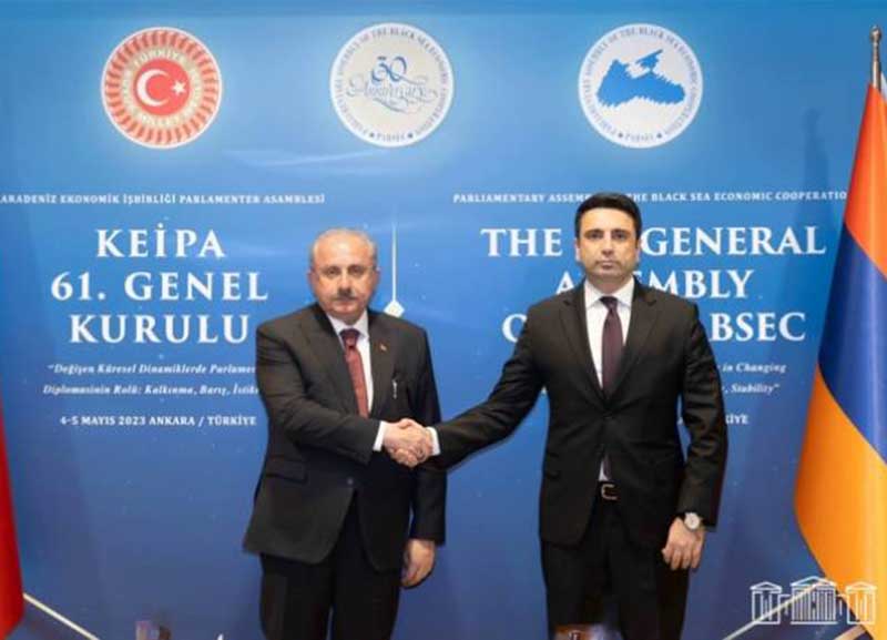 ՀՀ ԱԺ նախագահը Թուրքիայի գործընկերոջ հետ հանդիպմանն անդրադարձել է հայկական ավիաընկերությունների համար օդային տարածքը փակելուն
