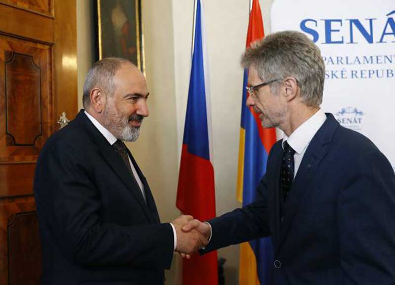 ՀՀ վարչապետը և Չեխիայի Սենատի նախագահը կարևորել են երկու երկրների խորհրդարանականների համագործակցության զարգացումը