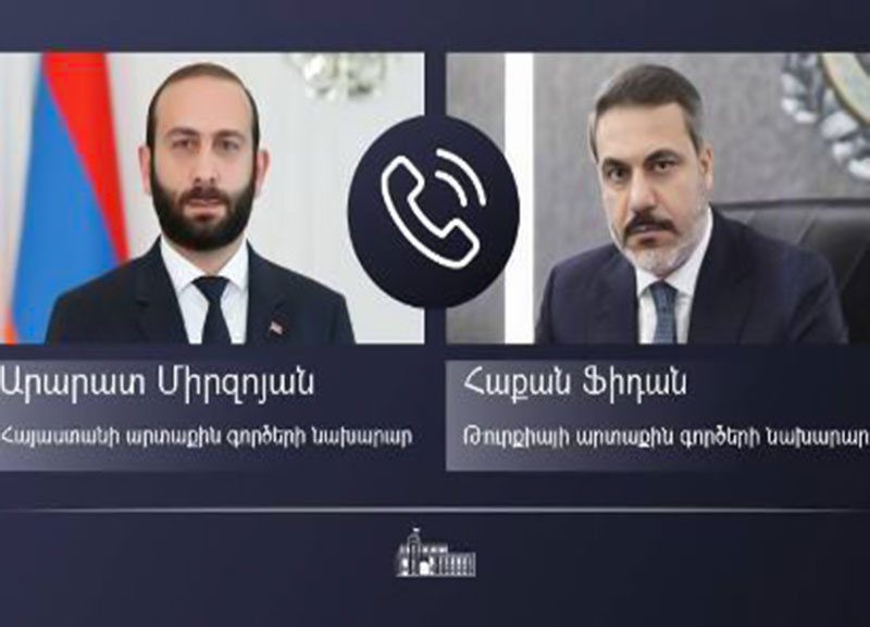 Հայաստանի և Թուրքիայի արտաքին գործերի նախարարները հեռախոսազրույց են անցկացրել