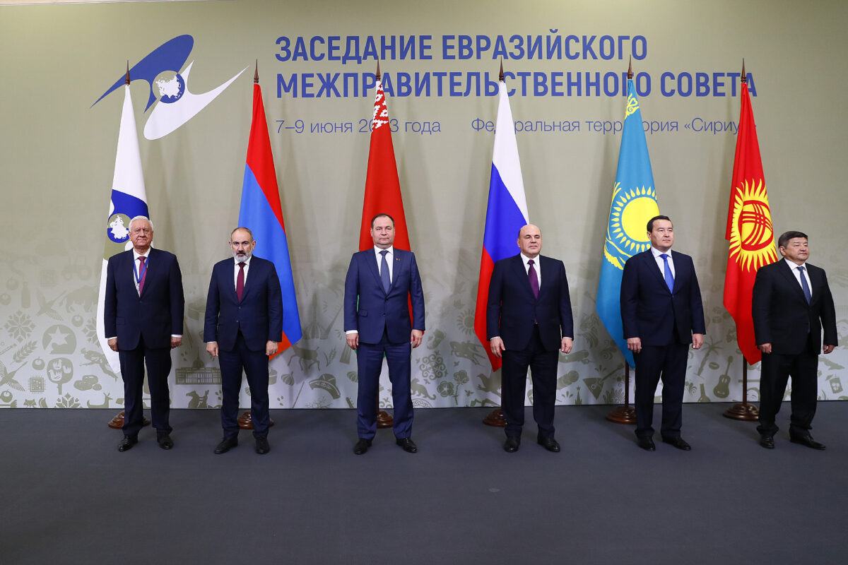 Armenian PM participates in the session of the Eurasian Intergovernmental Council in Sochi