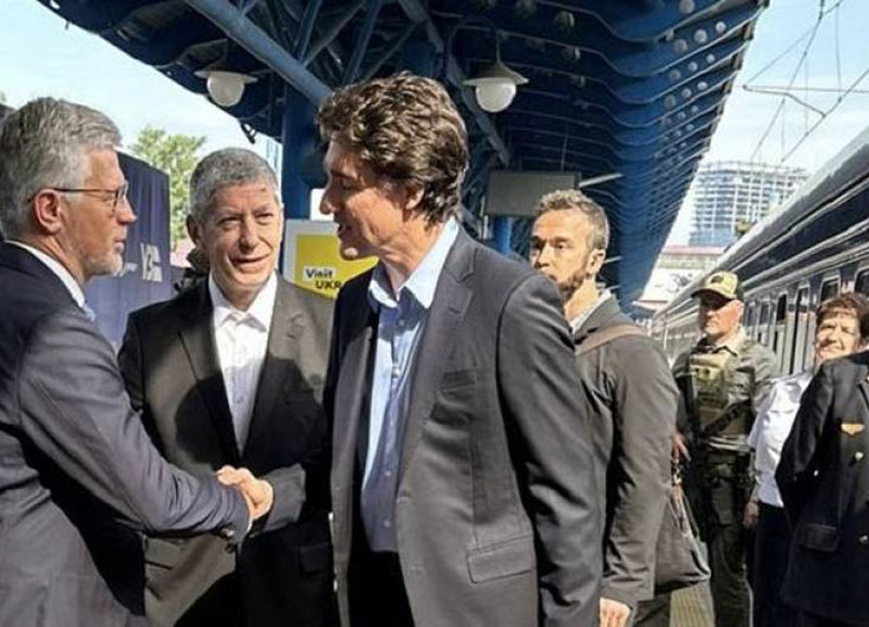 Կանադայի վարչապետ Ջասթին Թրյուդոն չնախատեսված այցով ժամանել է Կիև