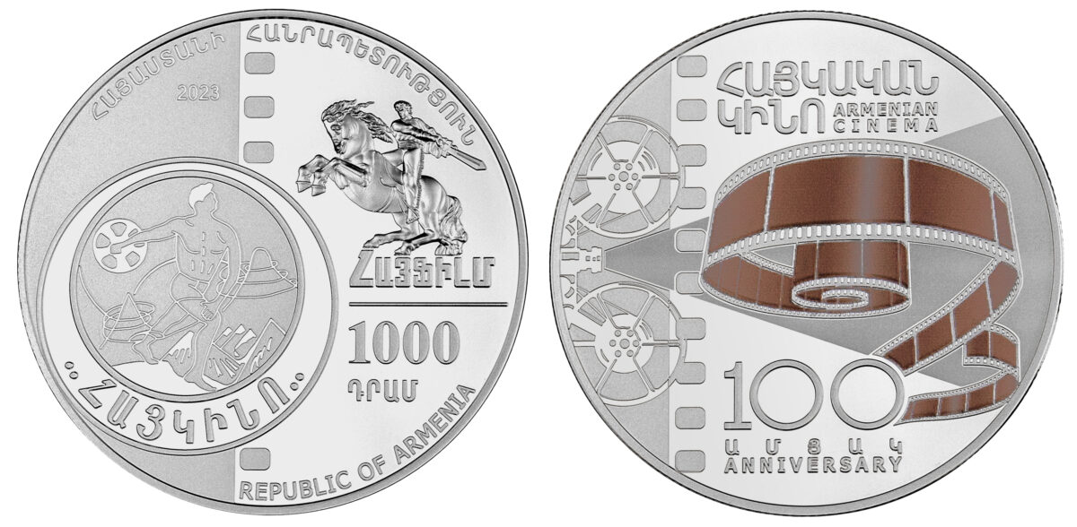 Coin dedicated to 100th anniversary of Armenian cinema put into circulation