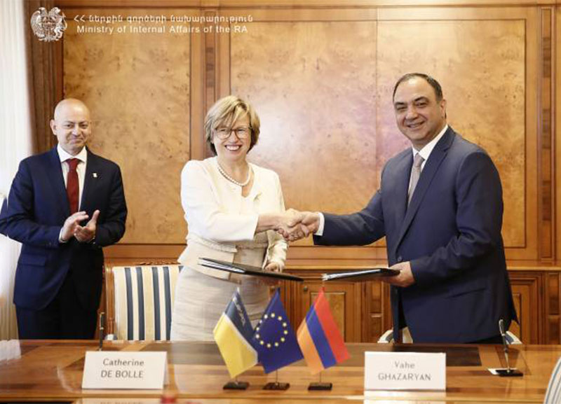 ՀՀ ՆԳ նախարարը և Եվրոպոլի գործադիր տնօրենը ստորագրել են փոխըմբռնման հուշագիր և համաձայնագիր