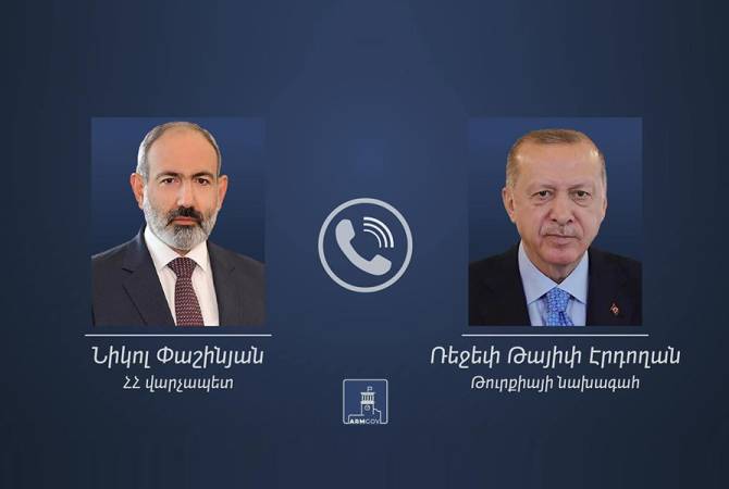 Pashinyan, Erdogan discuss normalization and land border opening deal