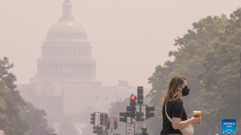 Over 120 mln Americans under air quality alerts due to Canadian wildfire smoke