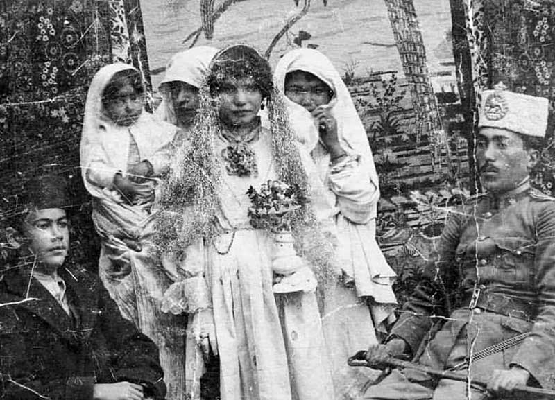 تصویر دیدنی از یک عروس در زمان قاجار