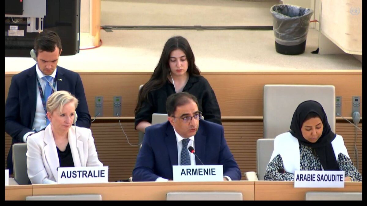 Genocide never happens suddenly: Armenia delivers joint statement at UN on behalf of 41 states