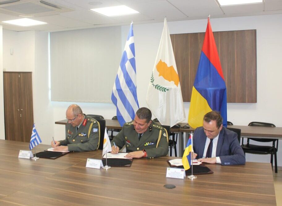 Armenia, Greece, Cyprus sign military cooperation plan