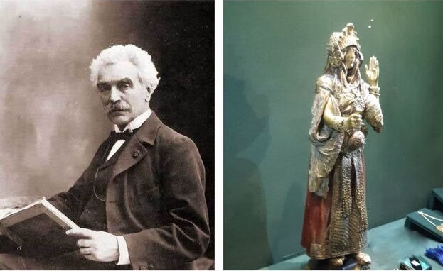 نمایش مجسمه مریم مجدلیه در موزه آرایه‌های تاریخی