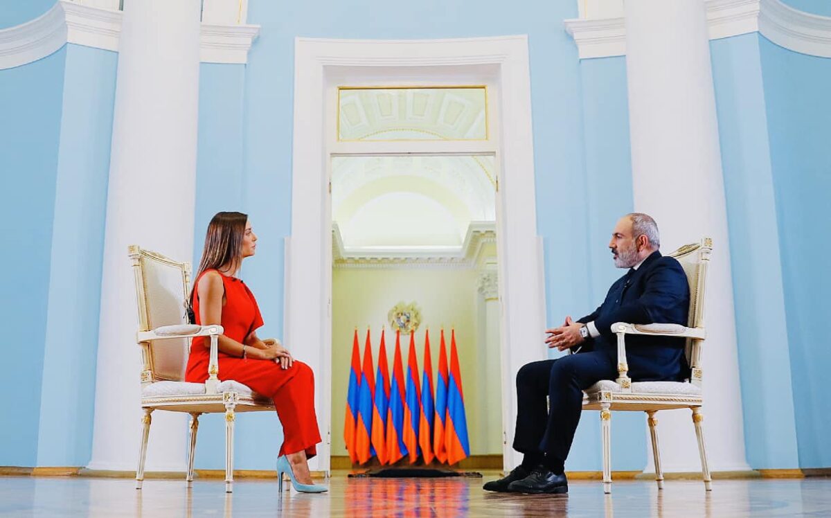 Armenian Prime Minister gave an interview to Euronews TV