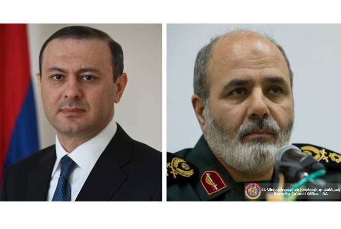 Armenia top security official holds phone call with Iranian counterpart