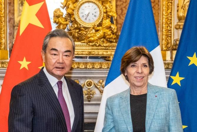 French, Chinese foreign ministers discuss Nagorno-Karabakh