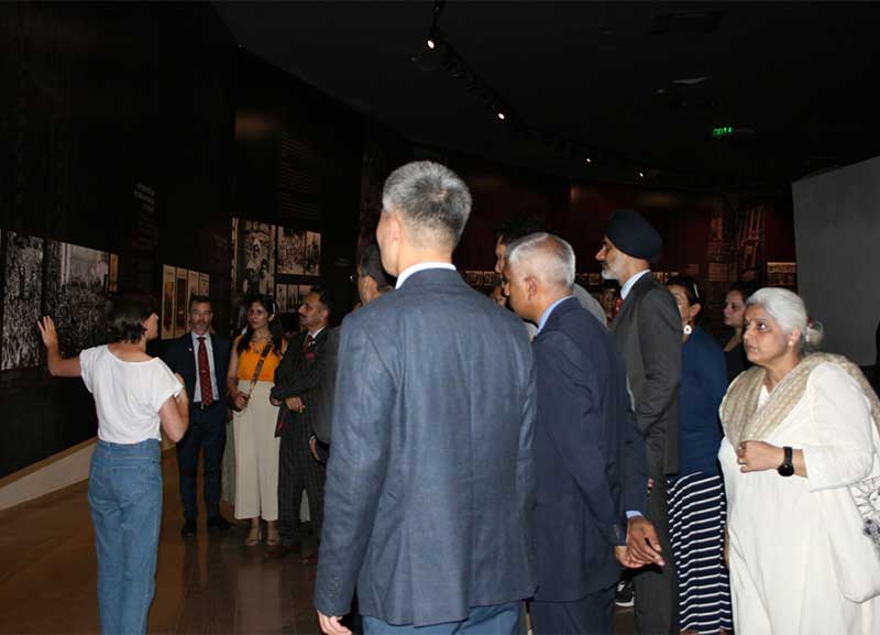 Հնդկաստանի ազգային պաշտպանական քոլեջի պատվիրակությունն այցելել է Հայոց ցեղասպանության թանգարան