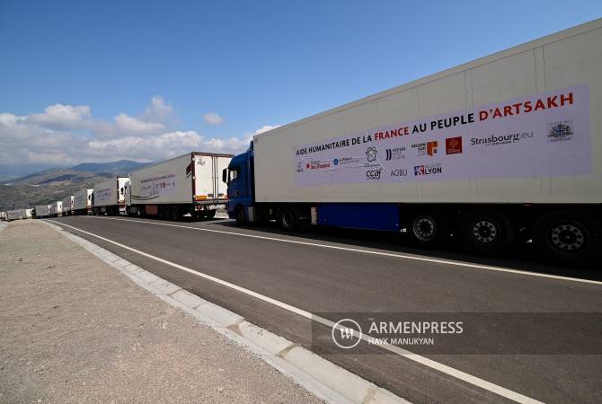 Ադրբեջանը արգելափակել է դեպի Լեռնային Ղարաբաղ Ֆրանսիայի ուղարկած հումանիտար բեռների մուտքը