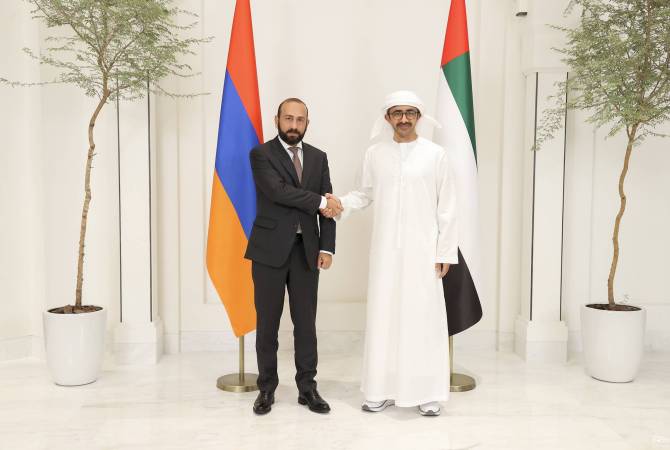 Armenian Foreign Minister meets with Emirati counterpart in Abu Dhabi