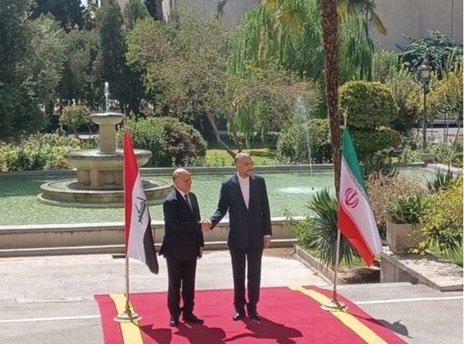 وزرای خارجه ایران و عراق با یکدیگر دیدار و گفتگو کردند