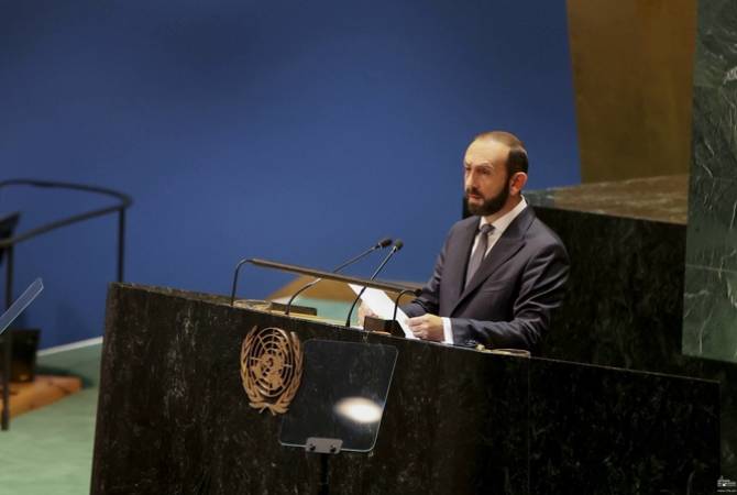 People of Armenia to stand firmly for sovereignty, democracy, independence and will overcome hybrid war – FM at UNGA