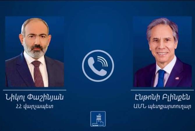 Prime Minister Pashinyan, U.S. Secretary of State Blinken discuss Nagorno-Karabakh