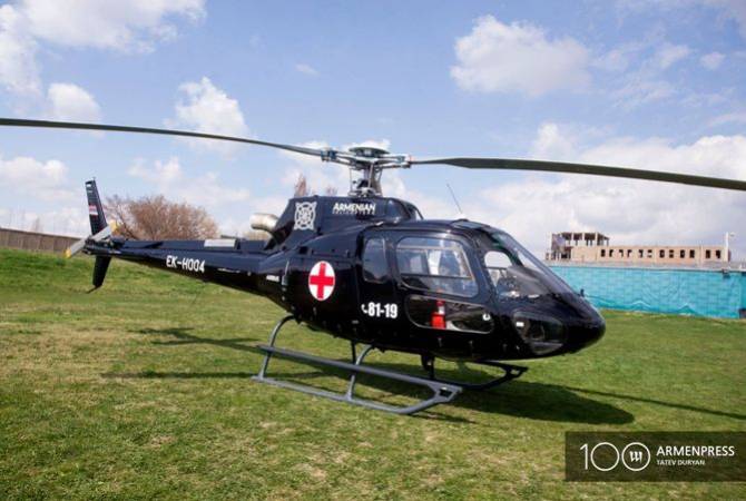 Armenia’s first medevac operation airlifts critically injured victims of fuel depot blast from Nagorno-Karabakh