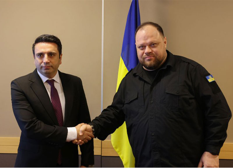 Ալեն Սիմոնյանը Դուբլինում հանդիպել է Ուկրաինայի Գերագույն ռադայի նախագահին