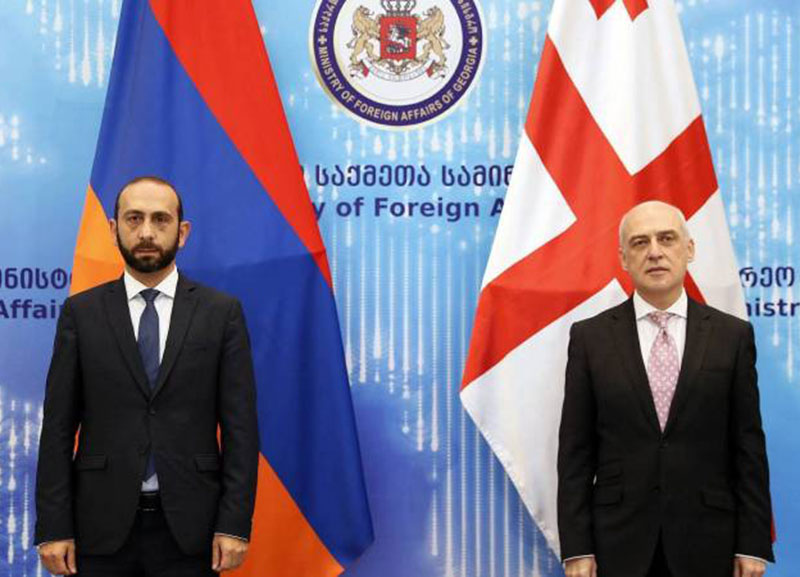 ՀՀ և Վրաստանի ԱԳ նախարարները քննարկել են «Պարսից ծոց-Սև ծով» միջանցք ստեղծելու մասին համաձայնագրին առնչվող հարցեր