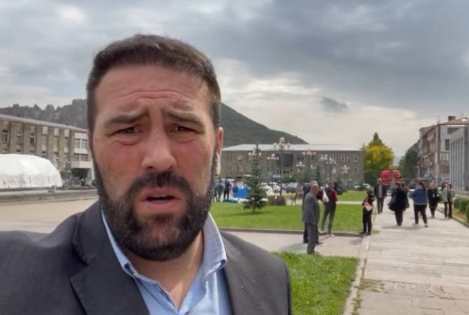Spanish MP Jon Inarritu visits Goris, calls for measures to stop Azeri threats