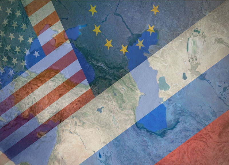 مواضع متضاد امریکا، اروپا و روسیه در قره باغ