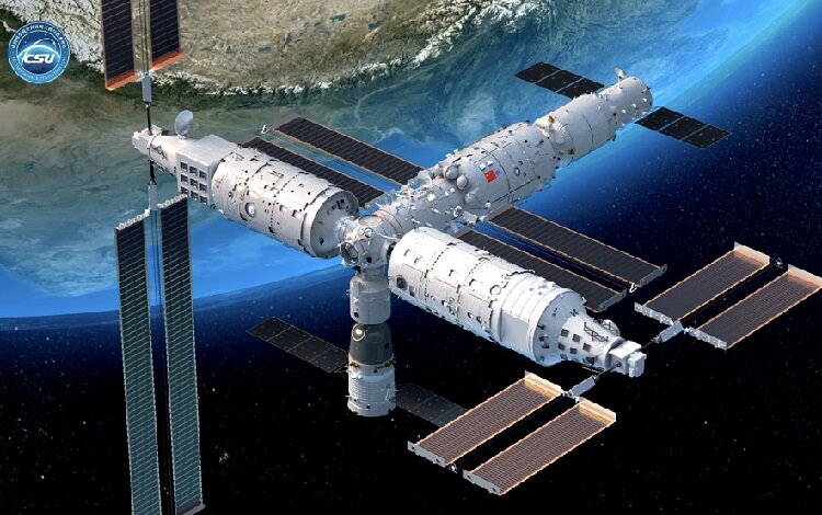 چین مساحت ایستگاه فضایی خود را دو برابر می‌کند