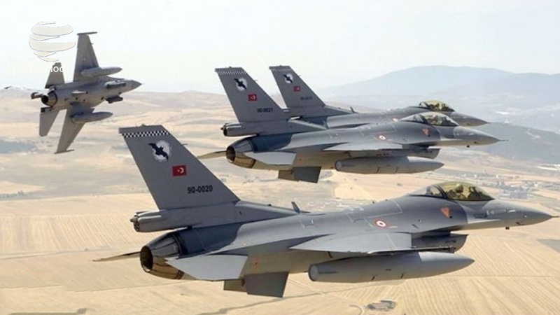 عملیات سنگین هوایی ترکیه در شمال سوریه
