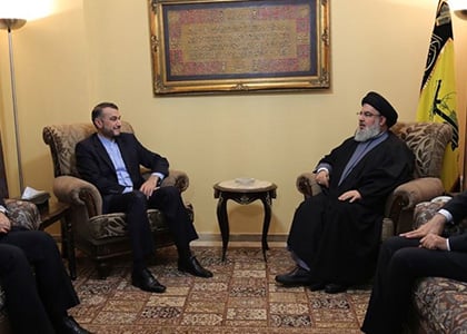 Իրանի արտգործնախարարը Բեյրութում հանդիպել է «Հեզբոլլահ» կուսակցության առաջնորդի հետ