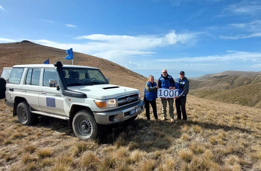 EU Mission marks 1,000 patrols to Armenia’s border areas