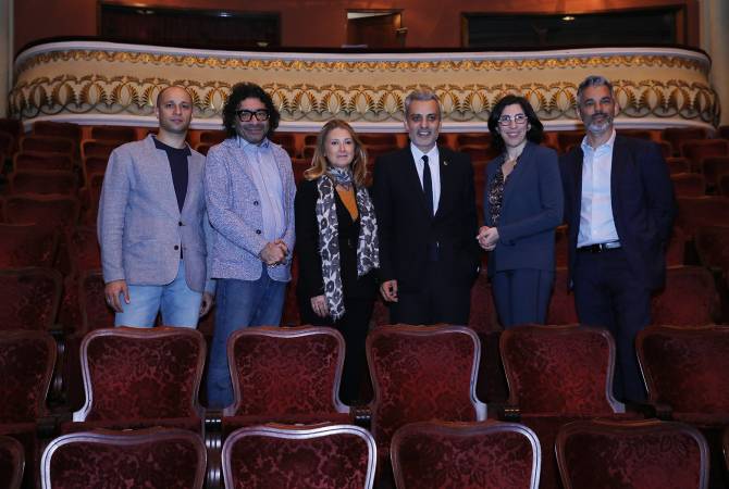 Ֆրանսիայի մշակույթի նախարարի գլխավորած պատվիրակությունն այցելել է Ա. Սպենդիարյանի անվան օպերայի և բալետի ազգային ակադեմիական թատրոն