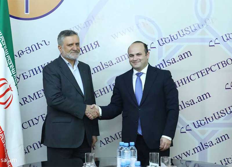 وزیر کار ارمنستان وارد ایران شد