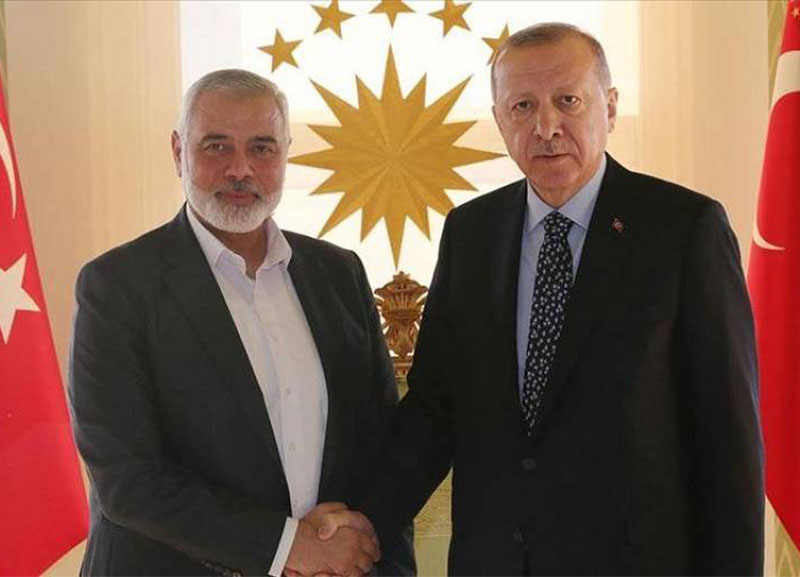 ՀԱՄԱՍ-ի քաղբյուրոյի ղեկավար Հանիեն ժամանել է Թուրքիա՝ հանդիպելու Էրդողանի հետ