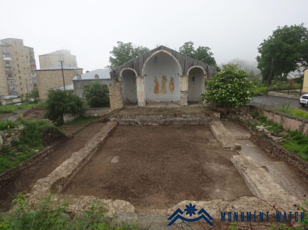 Construction in Shushi has damaged archaeological remains of 1838 Armenian Meghretsots church – CHW