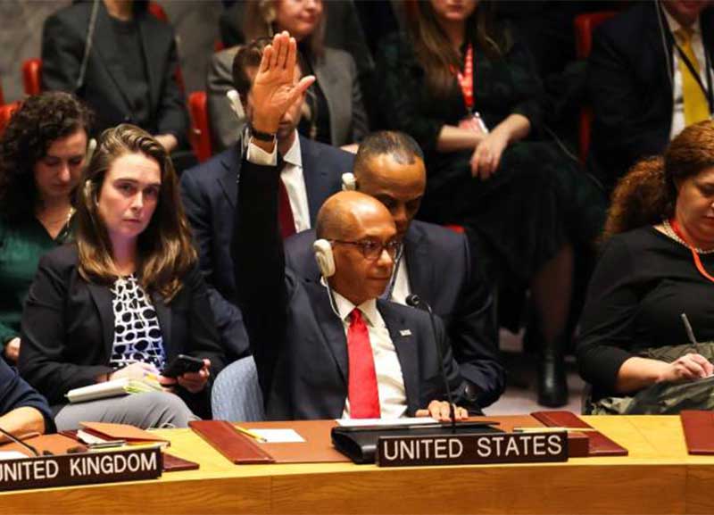 ԱՄՆ-ն վետո է դրել Գազայում անհապաղ հրադադար պահանջող ՄԱԿ-ի բանաձևի վրա