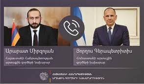 Հայաստանի և Հունաստանի ԱԳ նախարարները քննարկել են հայ-ադրբեջանական կարգավորման գործընթացի վերջին զարգացումները