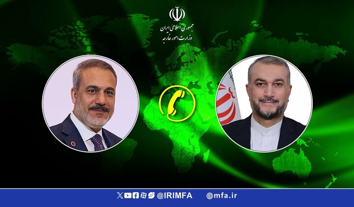 وزرای امور خارجه ایران و ترکیه تلفنی گفت‌وگو کردند