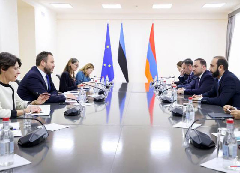 Երևանում մեկնարկել է Հայաստանի և Էստոնիայի ԱԳ նախարարների հանդիպումը