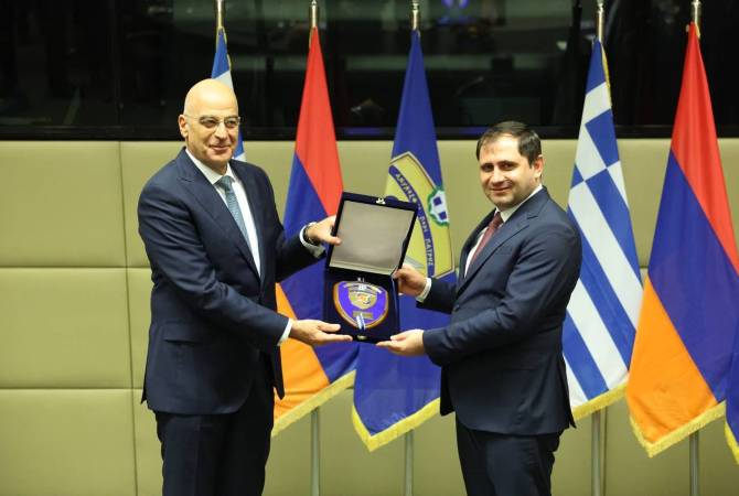 Armenia and Greece sign an agreement on military-technical cooperation