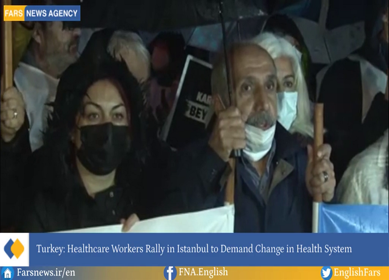 Video - Turkey: Healthcare Workers Rally in Istanbul to Demand Change in Health System