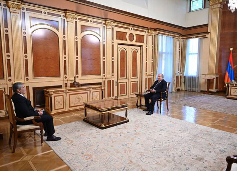 Արմեն Սարգսյանն ու «Հանրապետություն» կուսակցության ղեկավարը հանդիպման ընթացքում անդրադարձել են արտաքին մարտահրավերների հաղթահարման ուղիներին
