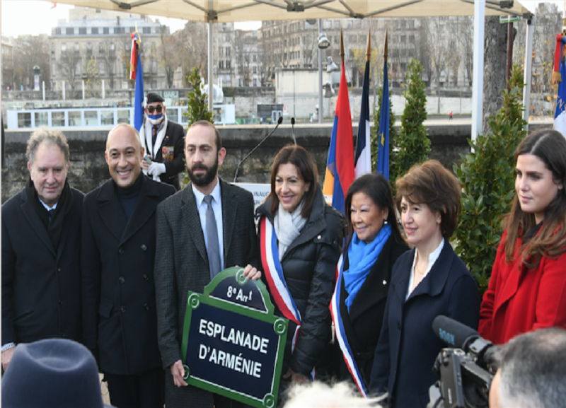 Esplanade of Armenia inaugurated in Paris
