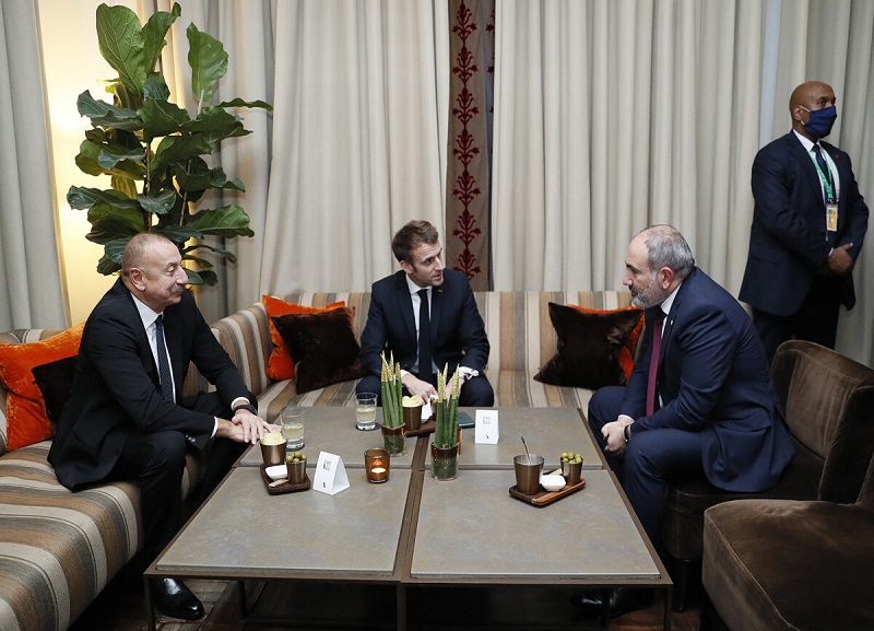 Trilateral meeting between Nikol Pashinyan, Emmanuel Macron and Ilham Aliyev takes place in Brussels