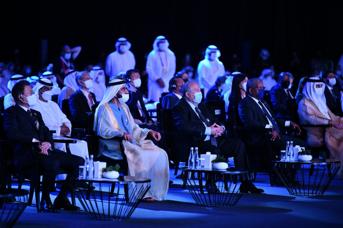 Armenian President attends opening of Abu Dhabi Sustainability Week international forum