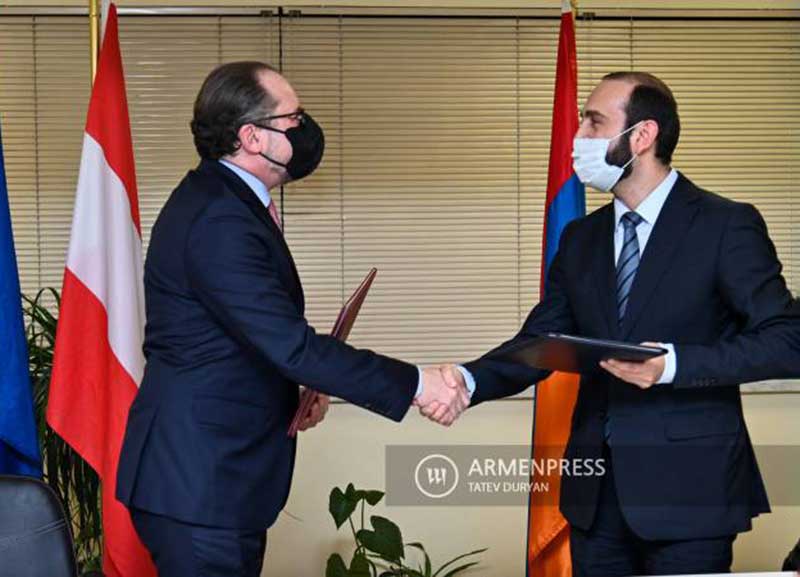 Հայաստանի և Ավստրիայի արտգործնախարարները ստորագրել են համատեղ հռչակագիր 